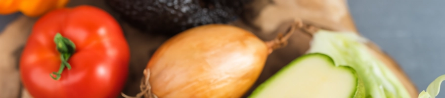 keto friendly vegetables on top of cutting board